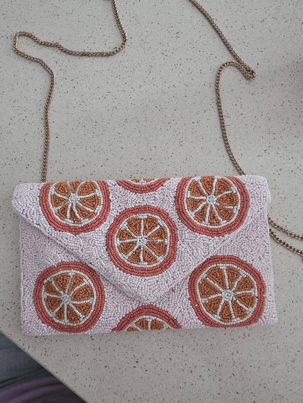 Viral Anthropologie Beaded Shoulder Purse New Sincerely Jules - Picture 2 of 8